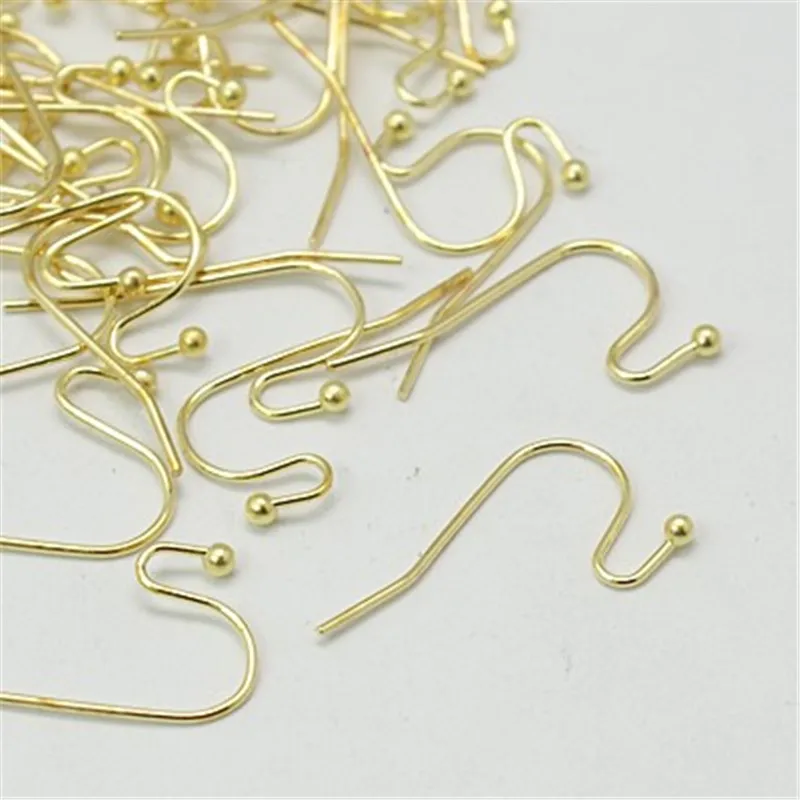 

100pcs 11x22x0.75mm Sliver golden Hook Earwire Jewelry DIY Component Earrings Clasps Findings Accessories Earwire Jewelry F75