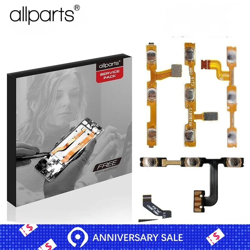 

ORIGINAL Power Volume Button Flex Cable for XIAOMI Redmi 3 4X 5 6 Note 2 Note 3 4X for Redmi Note 4 5 5A Side Button Switch Key