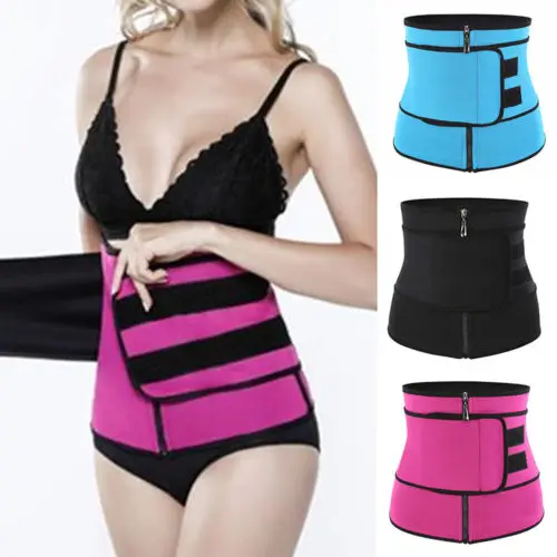 

Women Waist Trainer Cincher Shaper Underbust Shapewear Control Tummy Women Body Corset Belt Fat-Burning Shaperwe 2019 NEW