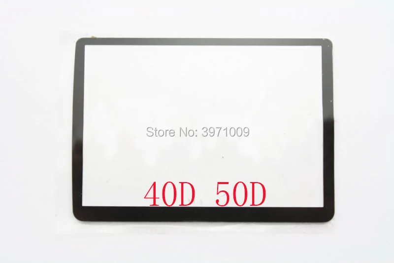 New For Canon EOS 40D 50D Outer TFT LCD Screen Display Window Glass + Adhesive tape | Электроника