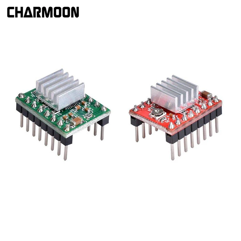 1 шт. 3 шт. 5 шт. части 3d принтера Reprap A4988 шаговый двигатель модуль драйвера с радиатором