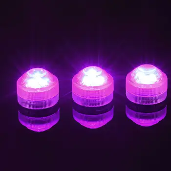 

10Pcs*Submersible Floralyte 3cm Waterproof LED Mini Party Light Under Vase ,Flower, Shisha Hookah vase lights holiday lamp