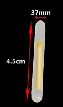 5 шт., высокое качество, 4,5*37 мм, ночной светящийся поплавок для рыбалки, флуоресцентная светящаяся палка, удочка, светящаяся палка, инструменты для рыбалки