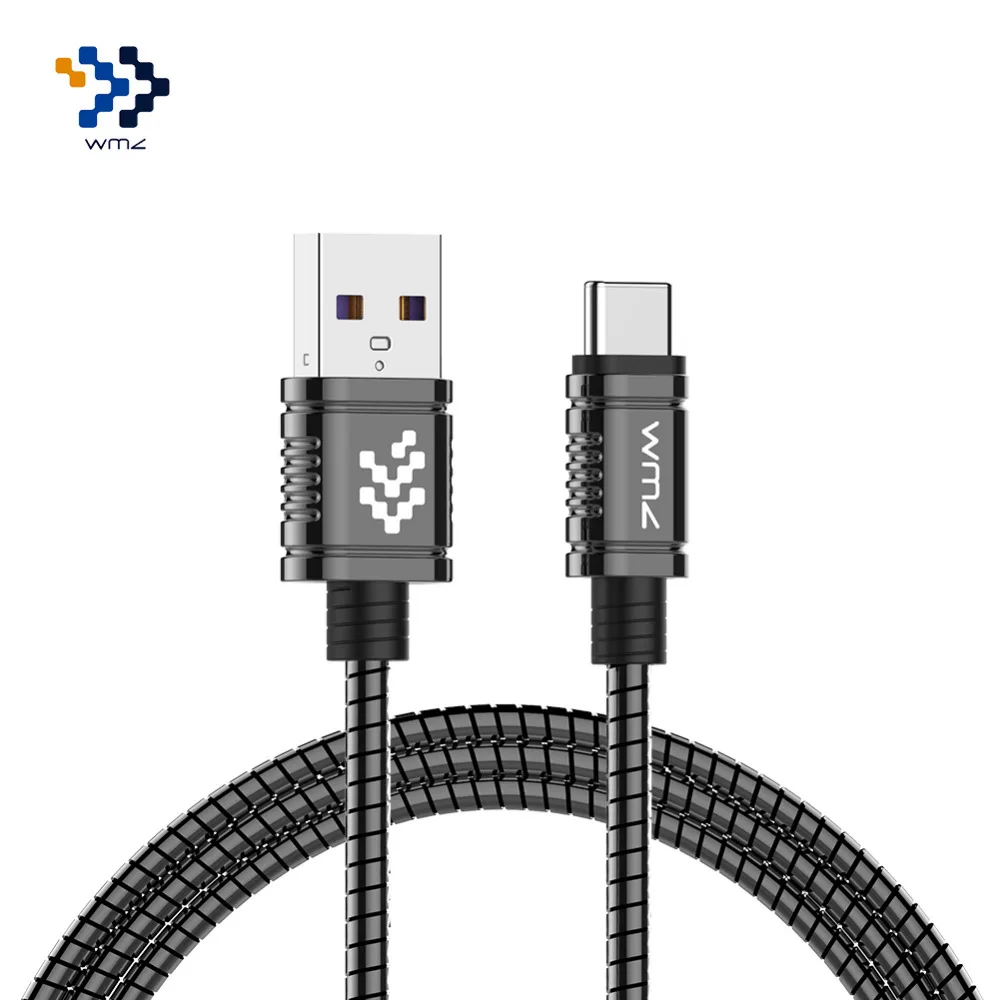 

WMZ High Quality Strong Metal Type C USB 5V Fast Charging USB-C Data Charger For Android Mobile Phone For Samsung Xiaomi Huawei