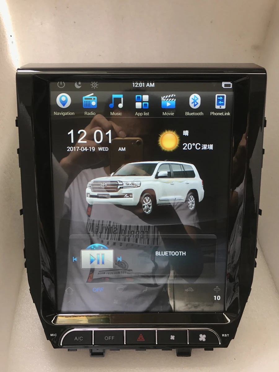 BYNCG 12," Android 6,0 стерео головное устройство для Land Cruiser 200+ авто радио gps Navi Аудио Видео 2 Гб ram 32 Гб Flash