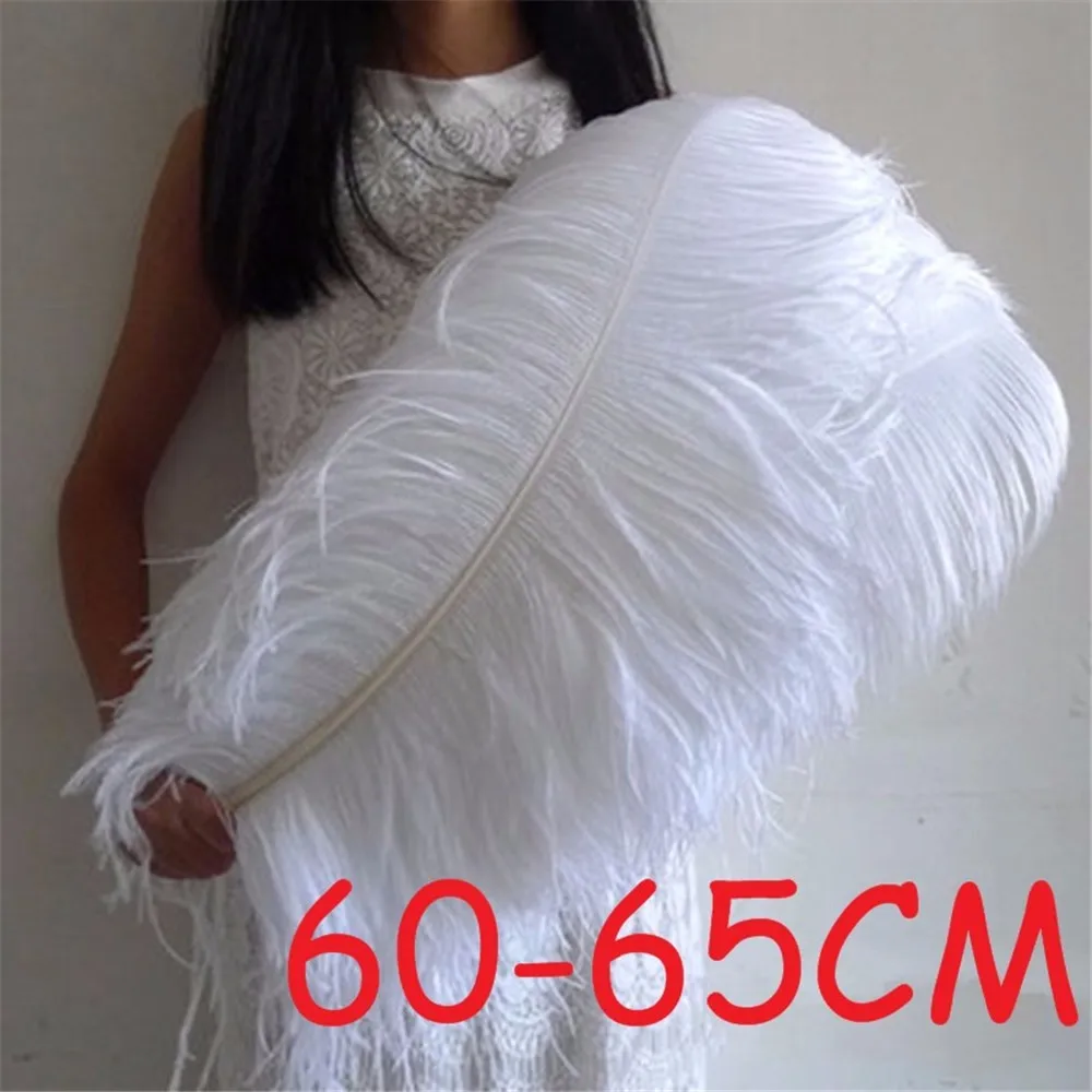 High quality white ostrich feather big pole ostrich feather for party