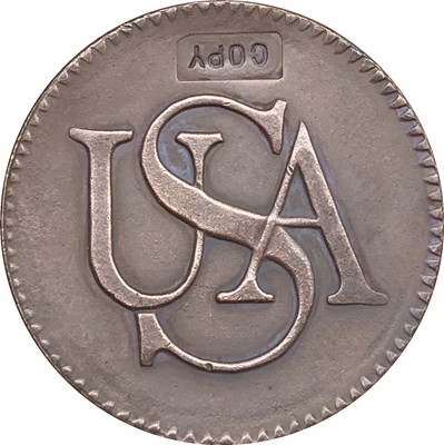 

wholesale 1785 US Bar Coppers Coins Copy 100% coper manufacturing