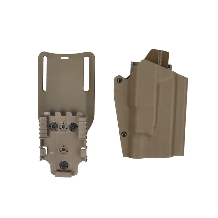 Tactical Kydex X300 Light Bearing Holster Paddle & Belt Loop For GBB Glock BK CB OD Coyote Brown(STG051112)
