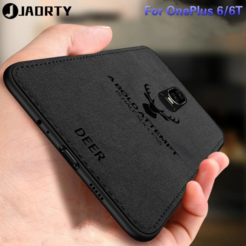 

Christmas Deer Cases For Oneplus 6 6T Oneplus6 Case Cloth Back Cover Soft Silicone Frame shockproof For Oneplus 6T