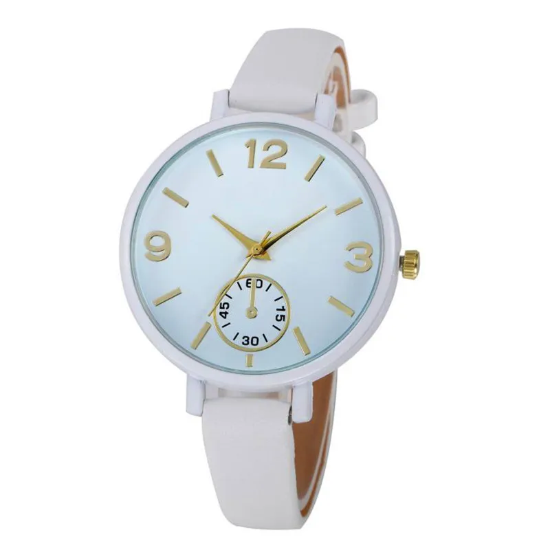 Whatches женские Relogio OTOKY модный кожаный браслет Кварцевые аналоговые наручные часы Прямая Sep14