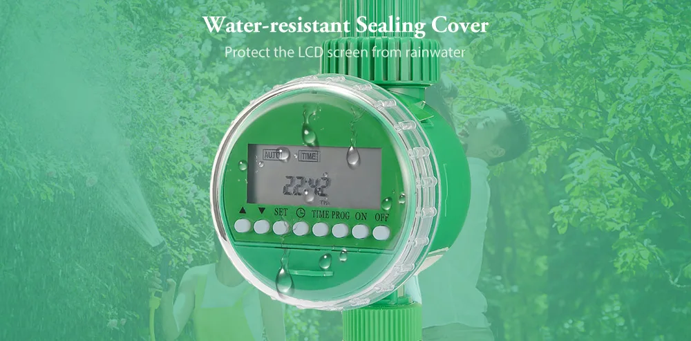 Automatic Intelligent Watering Timer Irrigation Controller with LCD Display