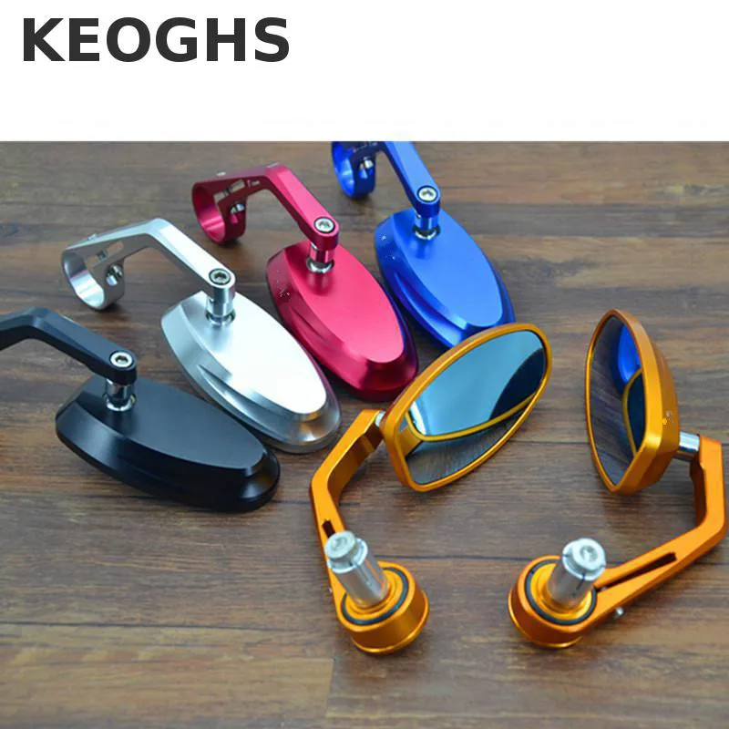 

KEOGHS Cnc Aluminum Rear Mirror Handlebar Side Mirror For Honda Yamaha Kawasaki Suzuki Aprilia Benelli Piaggio Universal Modify