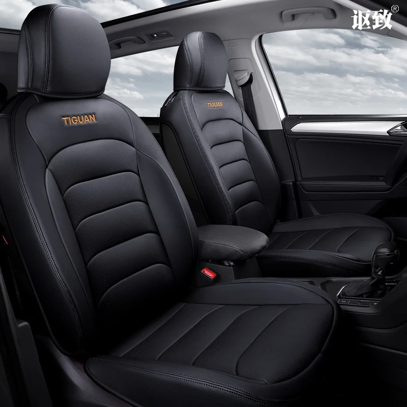 

New 6D Car Seat Cove special Customization,Tailored Seat Cushion,Senior Leather,Car pad,For Volkswagen TIGUAN TIGUAN-L