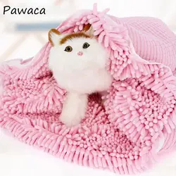 Домашнее животное впитывающее полотенце собака кошка банное полотенце Быстрый плюшевый сухие полотенца для волос товары для собак банное