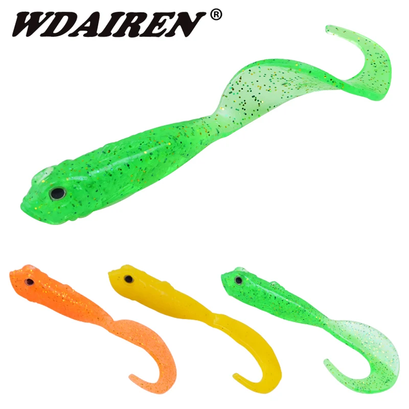 

5pcs/lot Fishing Lure Soft Bait 8cm 3.8g Wobbler Leurre souple Shad Iscas Artificial Bait Minnow Carp Fishing Tackle Peche