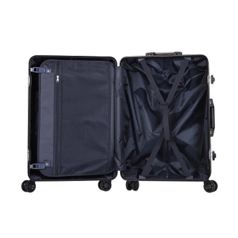 Супер светильник алюминиевая рама багаж на колесиках индивидуальный бизнес сплошной цвет износостойкий чемодан