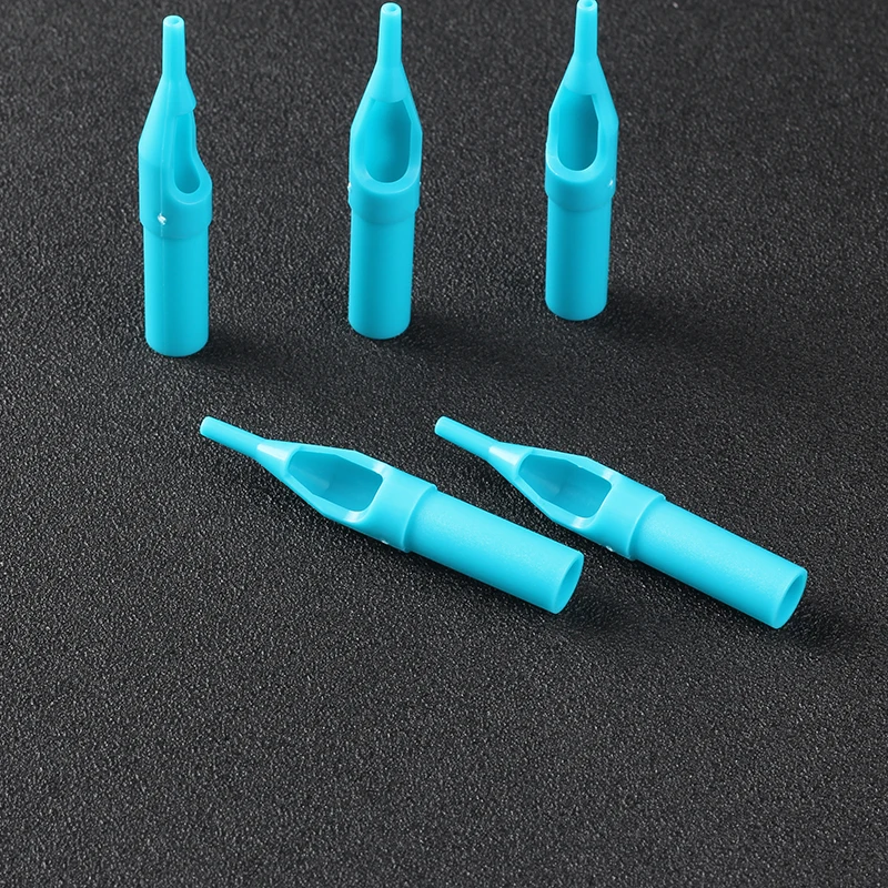 

YILONG 1RT Tattoo Tips 50pcs Blue Disposable Tattoo Tips 1RT High Quality Plastic Tips For Tattoo Machine Supplies Free Shipping