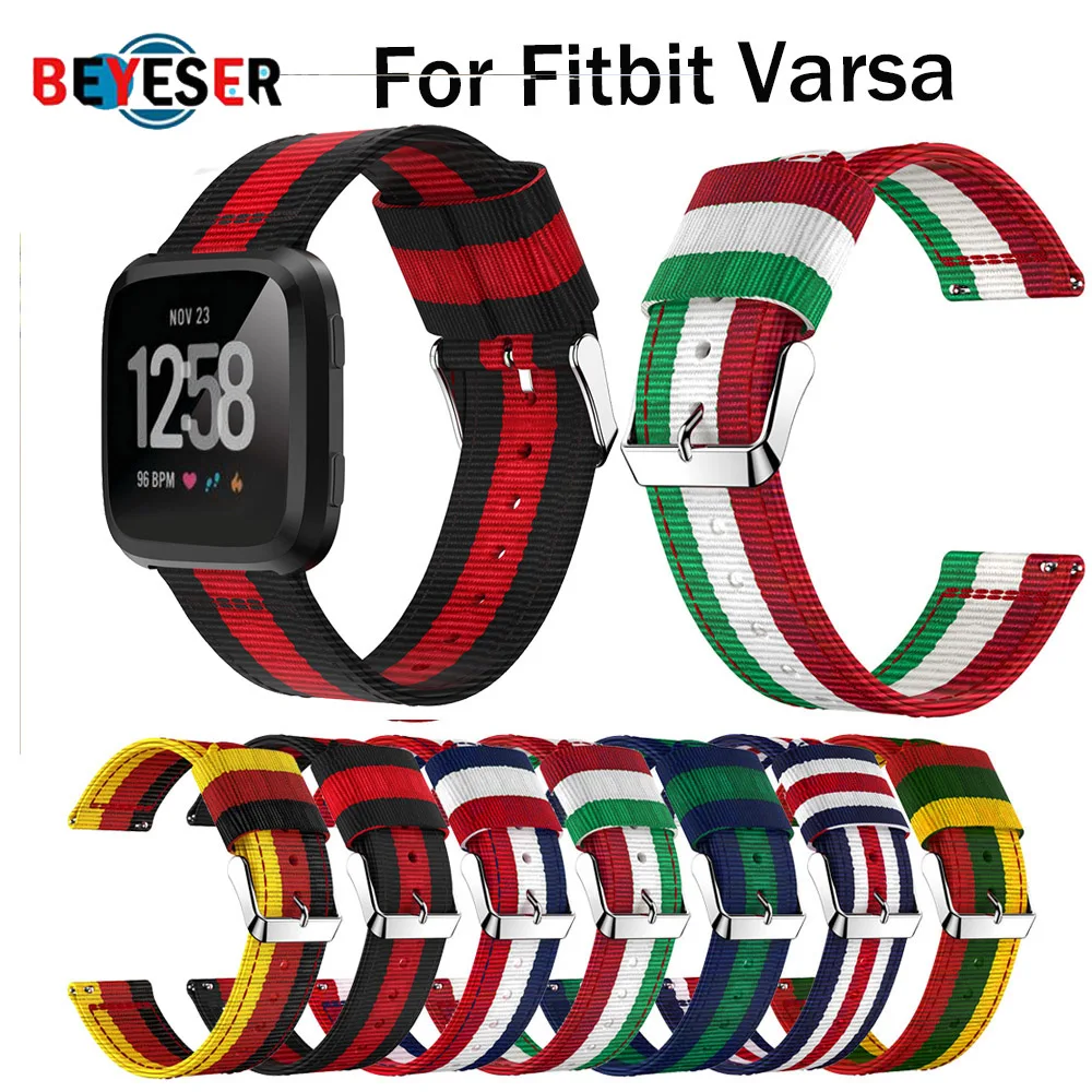 

Lightweight Nylon Adjustable Replacement Band Sport Watch Strap bracelet For Fitbit Versa Top Quality Watchband for fitbit versa