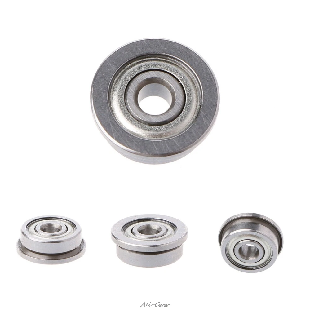 

10Pcs/Set Chrome Steel F623ZZ Mini Metal Double Shielded Flanged Ball Bearing For 3D Printer Parts Printing Accessories New