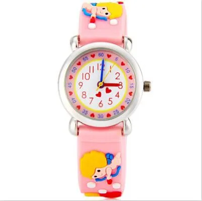 

New 2016 Children Cartoon Watches Fashion Waterproof Silicone Child Watch Quartz Kids Wrist Wristwatches Boys Girl Quartz-watch