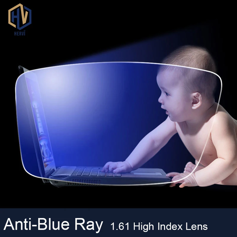

Anti-Blue Ray Lens 1.61 High Index Myopia Presbyopia Prescription Optical Lens For Eyes Protection Reading Eyewear