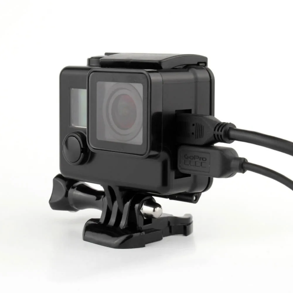 Черный боковой открытый защитный чехол для Gopro Hero 4 3 + экшн камеры с каркасом