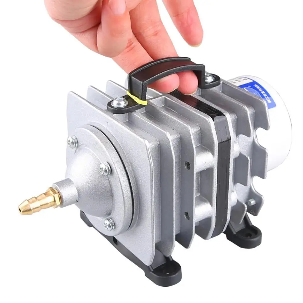 Comprar Bomba de aire para estanque de acuario con 6 burbujas de aireador de gran tamaño 20 W 30 W 45 W 55 W compresor de aire electromagnético ACO