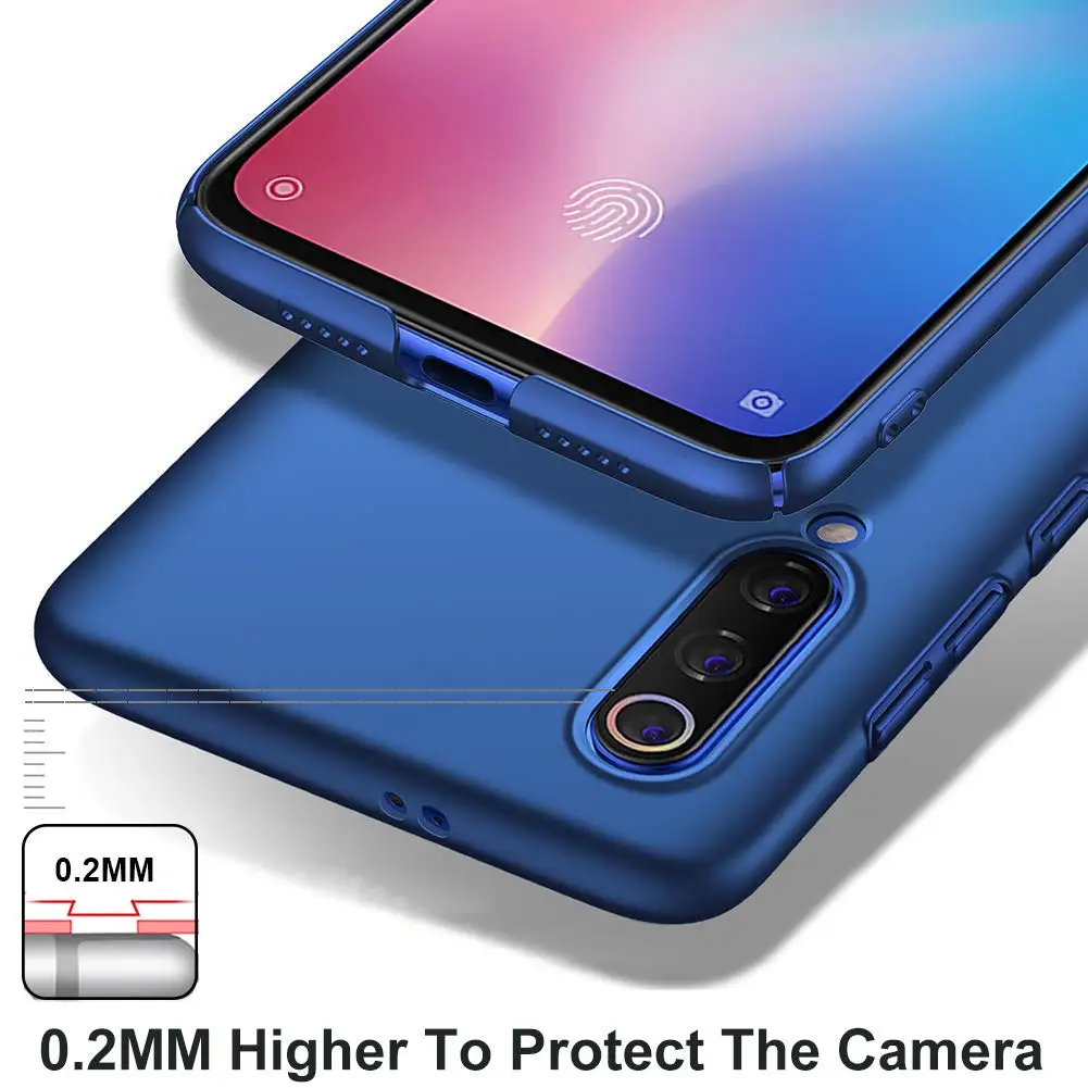 Полный охват чехол для телефона Xiaomi Mi CC9 CC9e MiCC9 MiCC9e MiA3 Mi A3 Mi CC 9 9e ультра тонкий матовый Жесткий Чехол для ПК