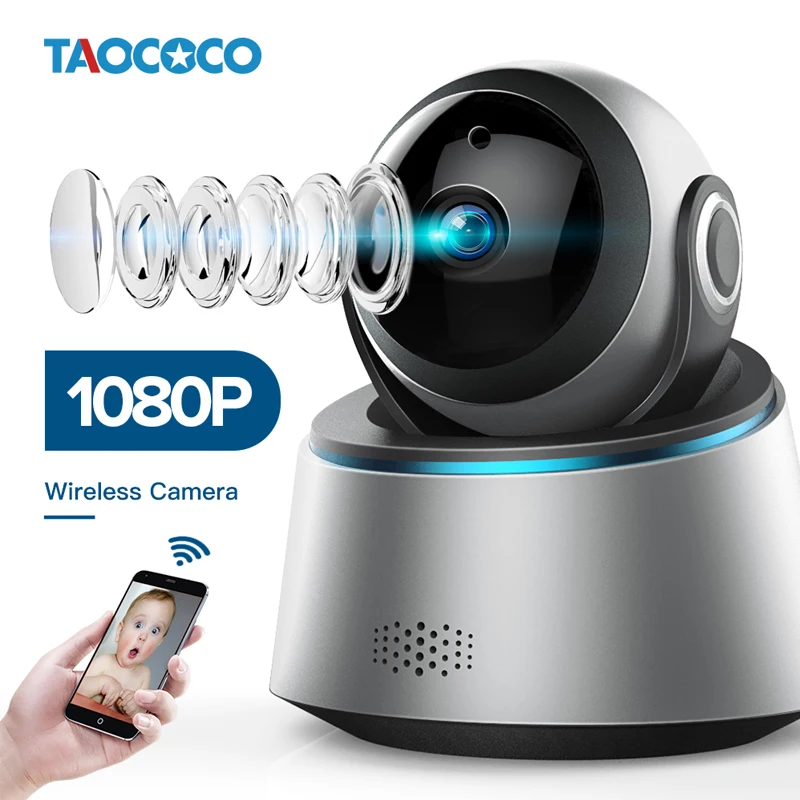 

TAOCOCO HD Home Security IP Camera Wireless WiFi CCTV Baby Monitor 1080P Night Vision Motion Detection Surveillance Camera