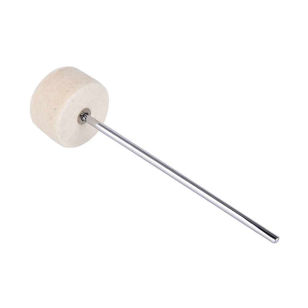 1Pc Bass Kick Drum Hammer Beater Felt Pedal Beat For Percussion Drummer