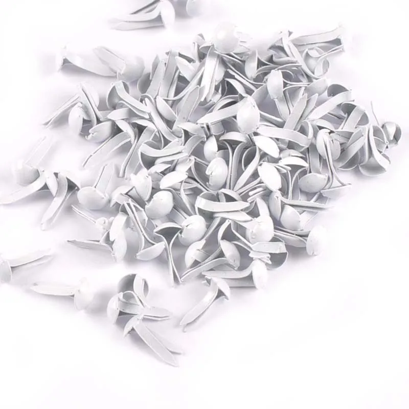 Metal brads 100pcs 5x10mm Mix Round Fastener For Scrapbooking DIY Crafts Shoes Decor