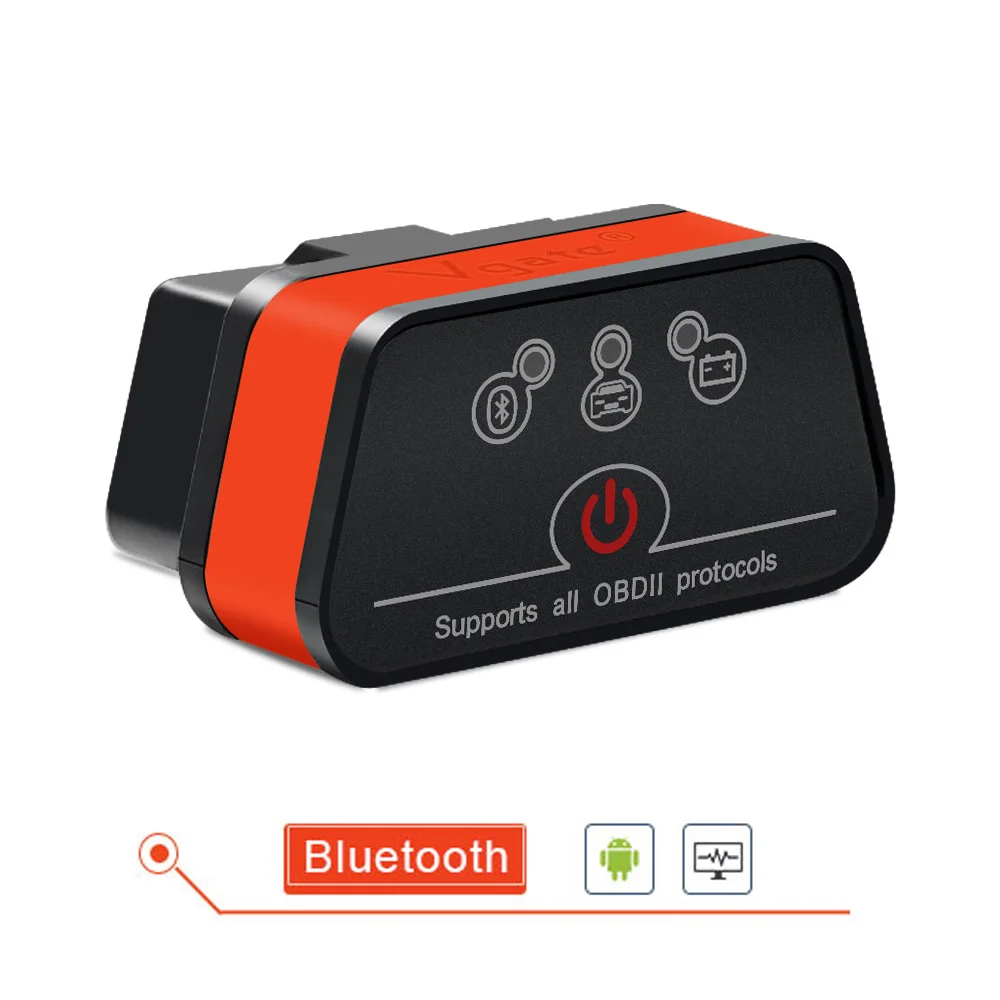 Vgate iCar Pro ELM327 V2.1 OBD2 Bluetooth/wifi сканер для Android/IOS ELM327 V2.1 Easydiag OBD OBD2 автомобильный диагностический инструмент - Цвет: Bluetooth 3.0 iCar 2