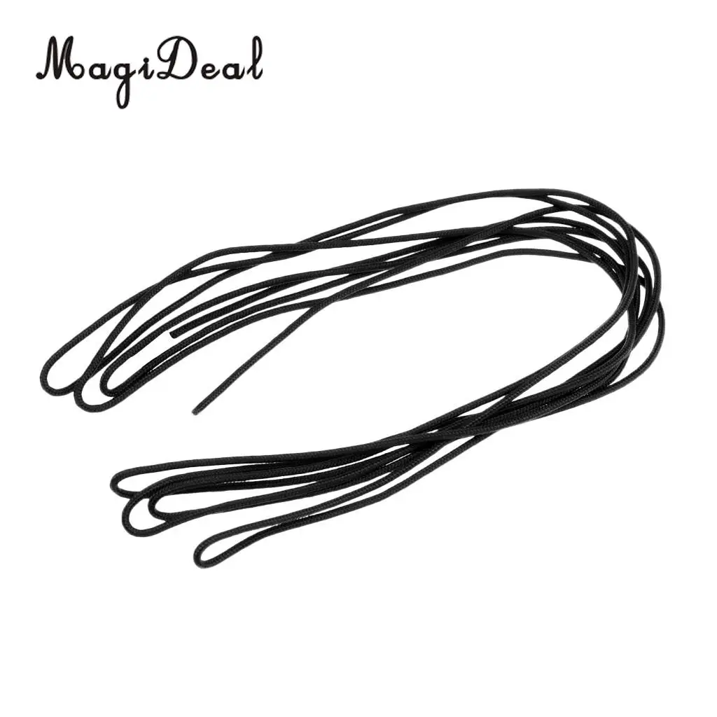 MagiDeal Outdoor Hunting Archery Compound Bow 1.5/3/5/10m D Loop Rope Bow String Release Aid Nock Hooting Camping Survival Acce