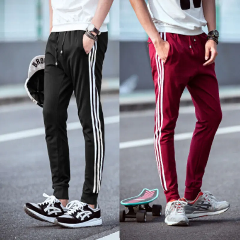 GymShark Luxe Fitted Tracksuit Bottoms Mens Skinny Joggers Pants Men  Sweatpants outdoors sport trousers Gym Shark Training Pants - AliExpress