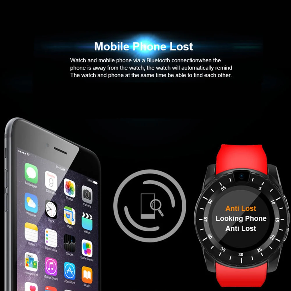  V8S Smart watch with Camera/SIM Card version Sleep Monitor message Calls Reminder Music player Upgr - 33010389491