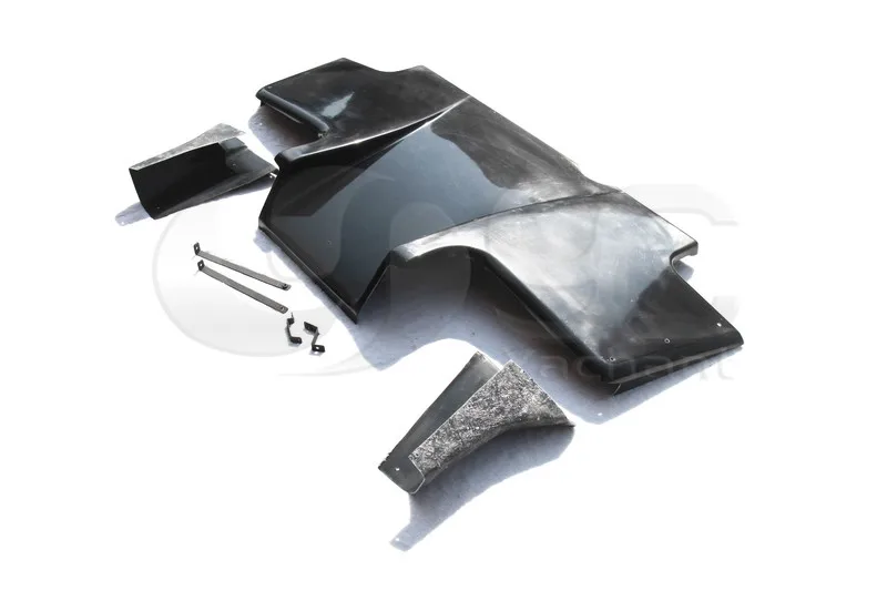 1995-1998 Nissan Skyline R33 GTR Top-Secret Type1 Style Rear Diffuser 3pcs with Metal Fitting Accessories  FRP (5)
