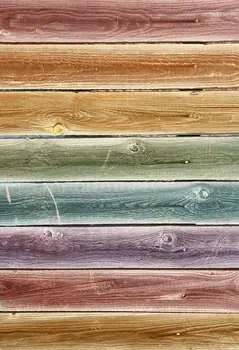 

Colorful wooden children photography backgrounds vinyl Digital Printing photo backdrops for photo studio