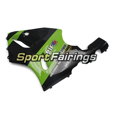 Обтекатели для Кавасаки ZX7R ZX-7R год 96 97 98 99 00 01 02 03 1996-2003 ABS Пластик мотоцикл комплект обтекателей, бело-серые цвета: зеленый, черный