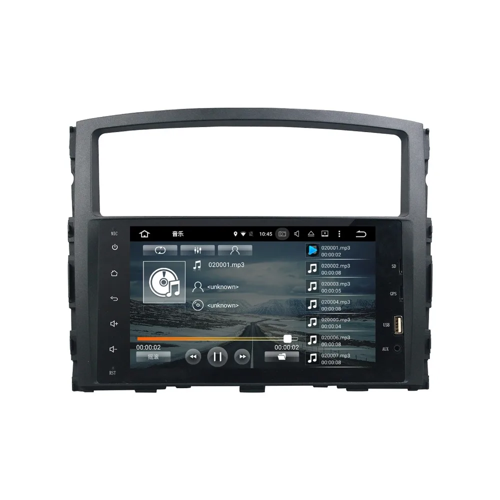 8 дюймов Android 8,0 6,0 7,1 автомобильный DVD плеер gps для Mitsubishi pajero V97 V93 2012- octa 8 ядра, 4 Гб ram, 32g аудио