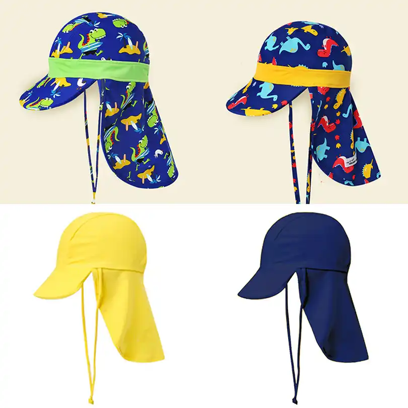 kids swim sun hat