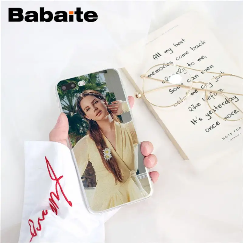 Babaite Lana Del Rey TPU Мягкий силиконовый чехол для телефона iPhone X XS MAX 6 6S 7 7plus 8 8Plus 5 5S XR 10 Чехол - Цвет: A2