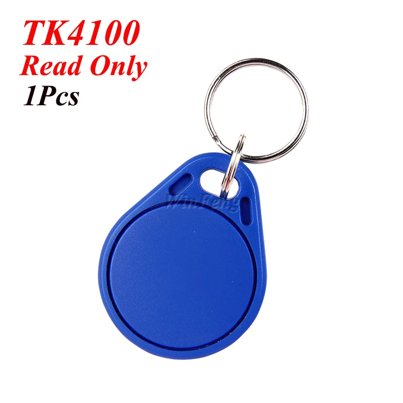 1 шт. Бесконтактный EM4100 RFID тег 125 кГц ABS брелок Токен с TK4100 ЧИПАМИ синий чтение