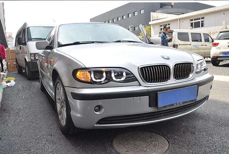 AKD автомобильный Стайлинг для E46 фары 2002-2006 320i 318i 323i 325i фары DRL Hid головной фонарь Ангел глаз биксеноновый луч аксессуары