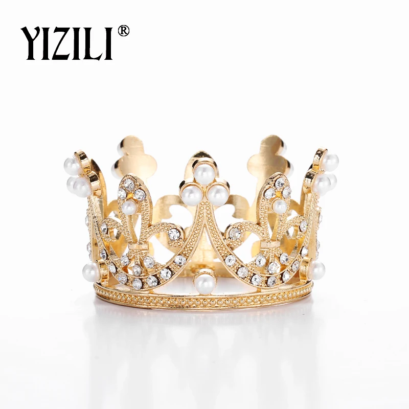 

YIZILI New wonderful Small Girls Crown Tiara Hair Combs gorgeous Crystal Party Mini Tiara Wedding Hair Accessories Jewelry C025