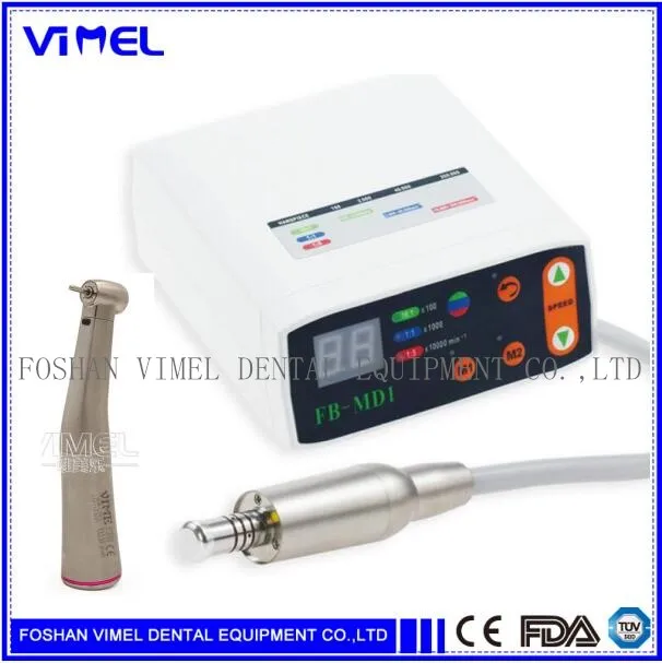 

Dentist excellect kit Electric Micro motor dental LED Brushless Mini micromotor with 1:5 LED contra angle handpiece