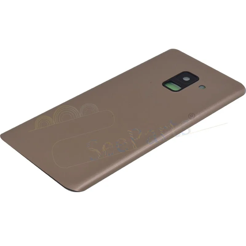For Samsung Galaxy A8 2018 A530 A530F Battery Cover Back Door Housing Case With Camera Lens 4