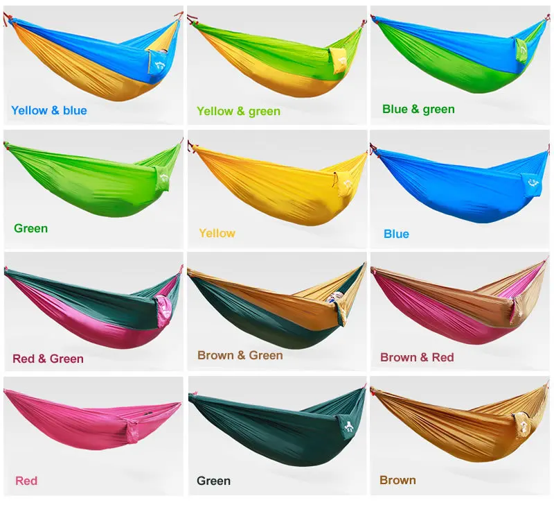 

230*90cm Hammock camping survival hammock Parachute Hammocks outdoor or indoor tourism camping hunting Leisure