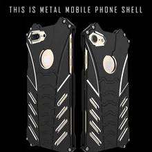 R-JUST I7 металлический чехол для телефона для iPhone 7 Чехол для iPhone 7 Plus Бэтмен алюминиевый бампер чехол Coque Capa Funda с держателем