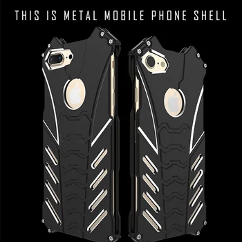 

R-JUST I7 Metal Phone Case For iPhone 7 Case Cover For iPhone 7 Plus Batman Aluminum Bumper Case Coque Capa Funda With Holder