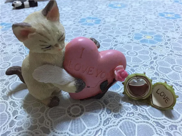Cat Figures Resin toys car home office decoration gifts 5 styles - Buyers Show 1